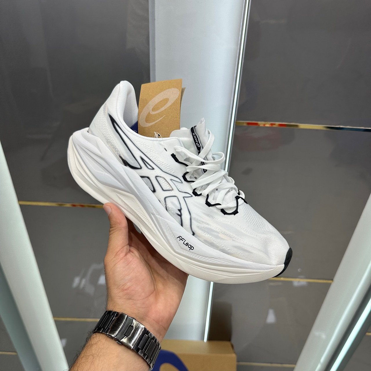 first copy asics superblast 3 white black