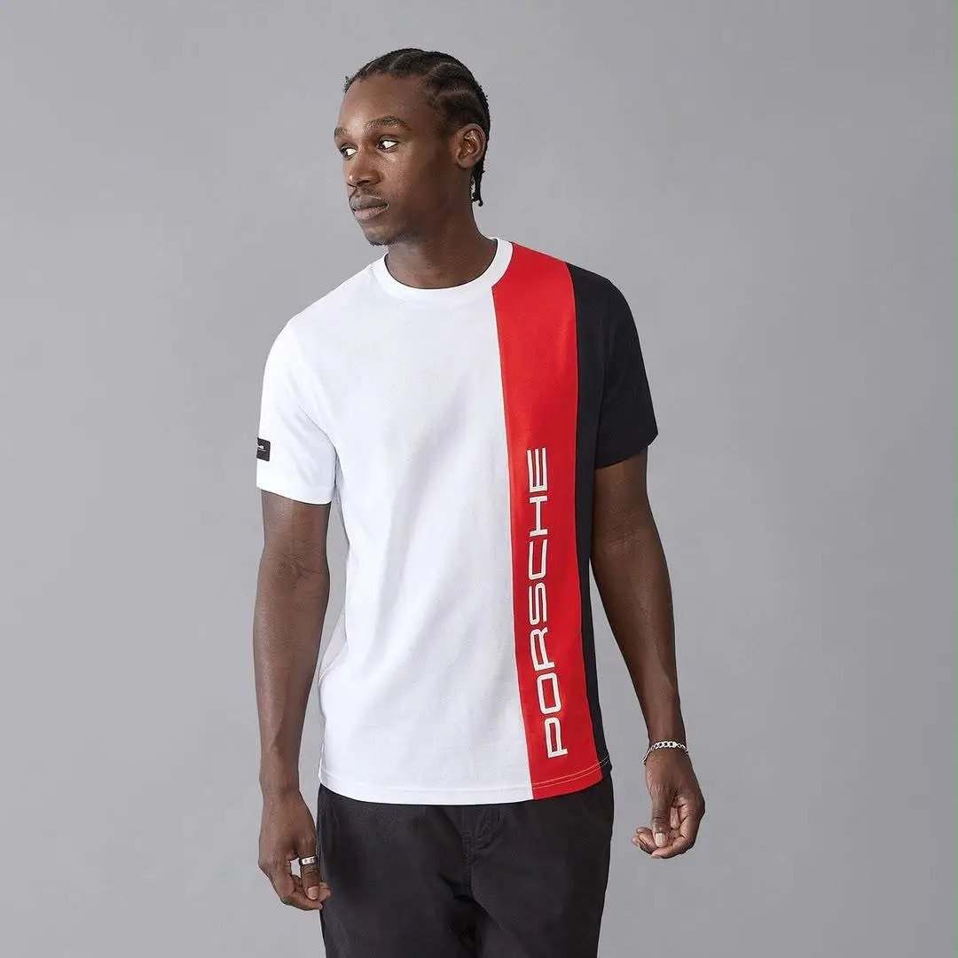 first copy hugo boss x porsche polo t shirt white