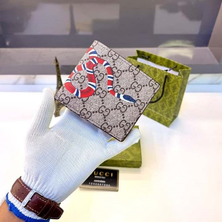 gucci wallet first copy snake design men